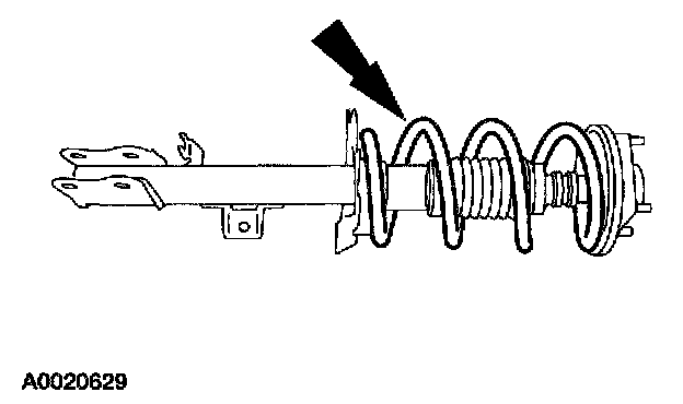 Factory diagram — Suspension Strut / Shock Absorber
