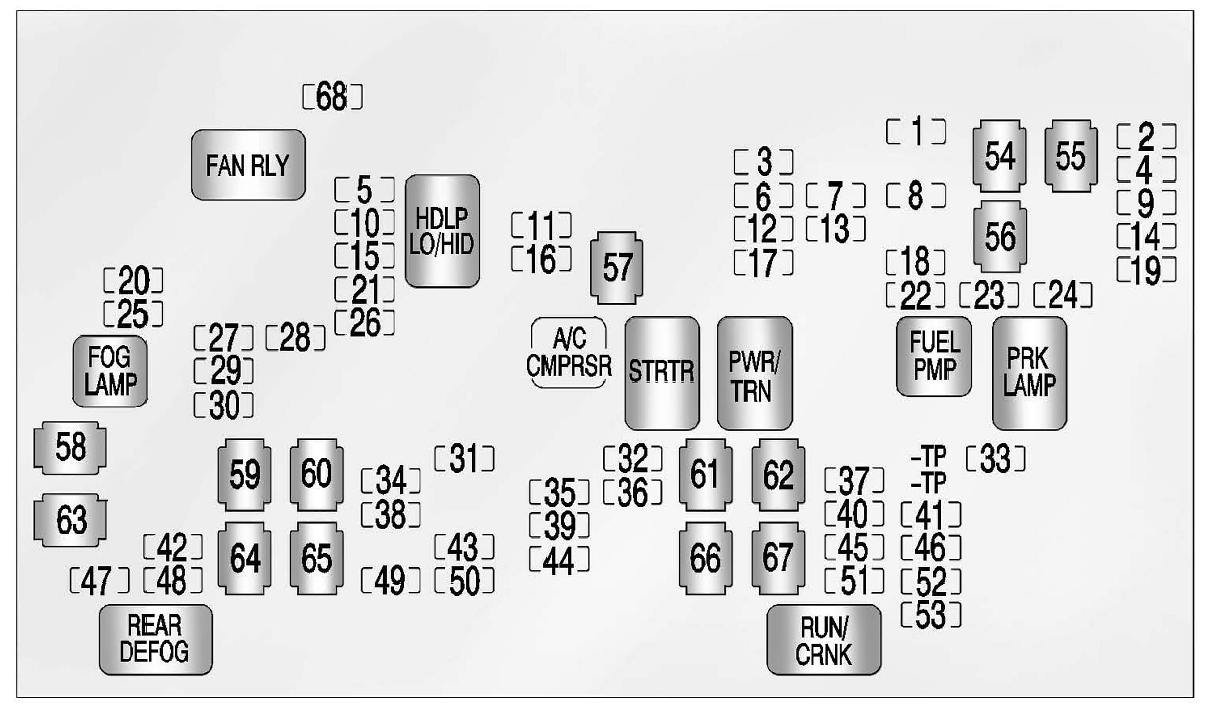 Factory diagram — Fuel Pump Relay