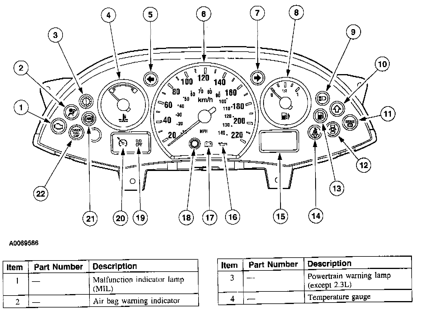 Factory diagram — Instrument Cluster / Carrier
