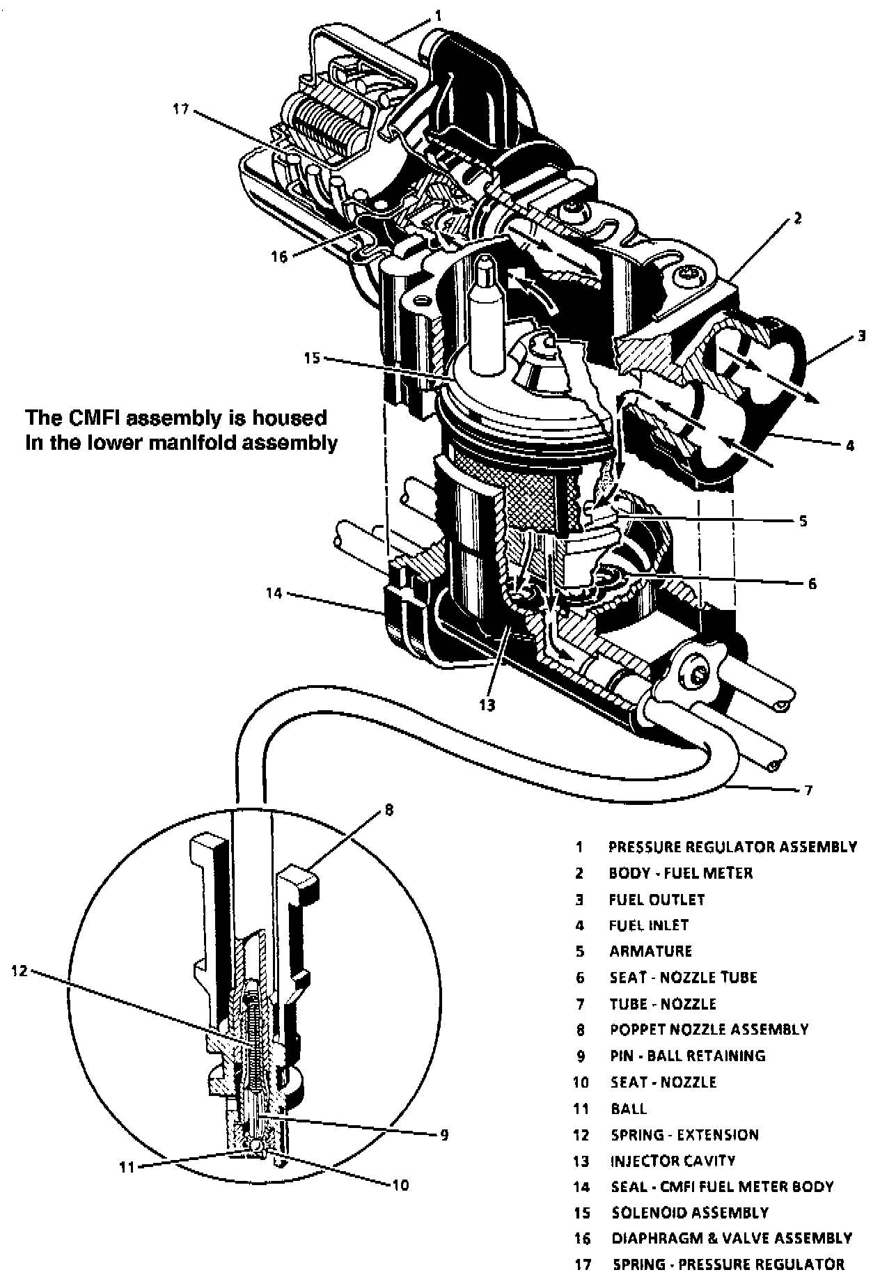 Factory diagram — Fuel Pressure Regulator