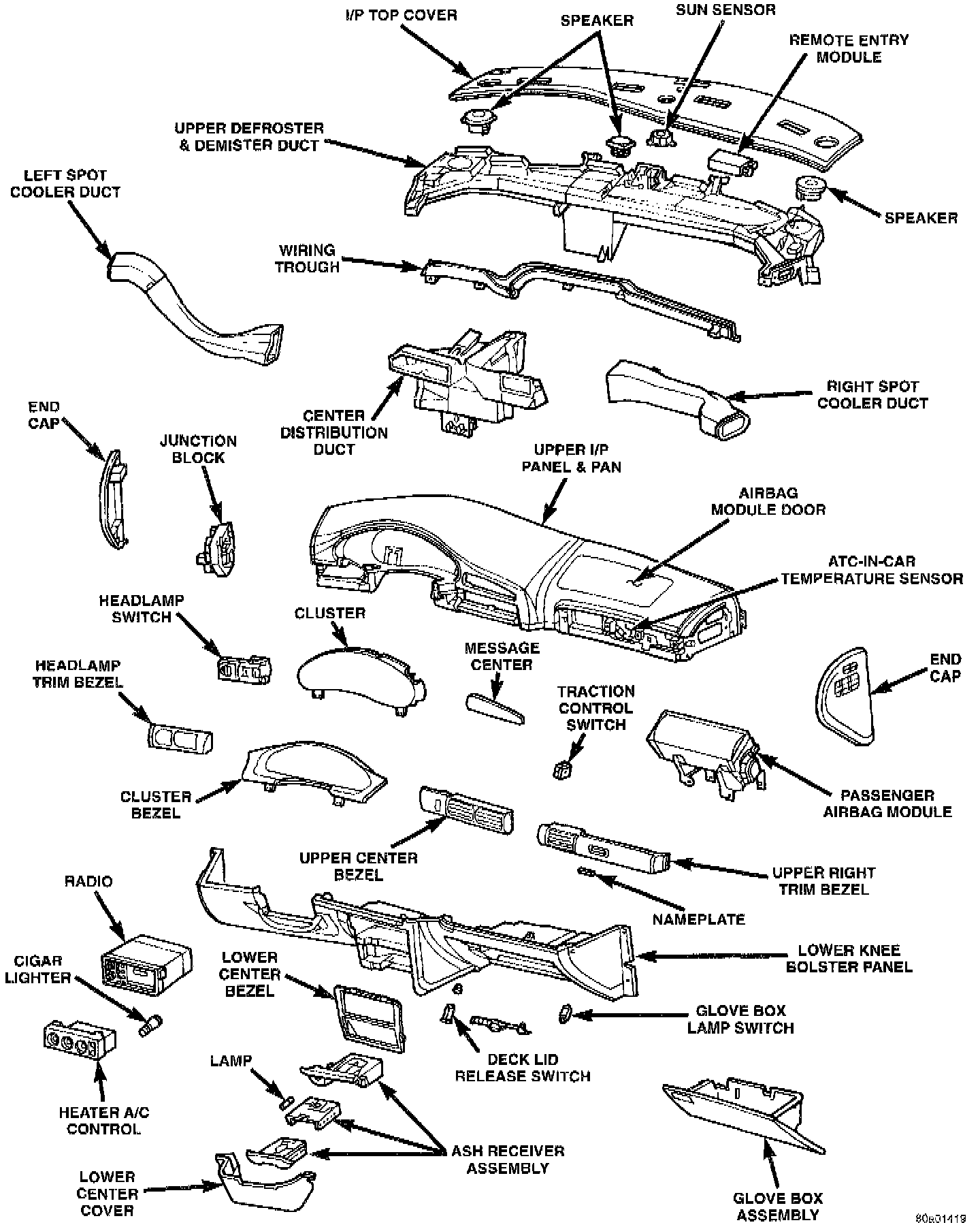 Factory diagram — Headlamp Switch