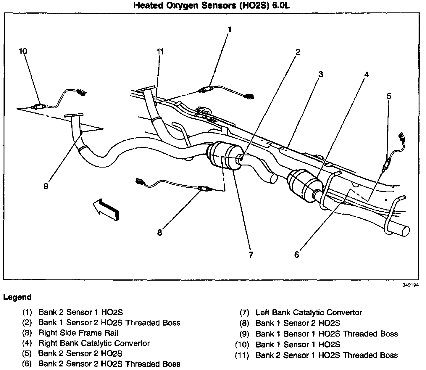 Factory diagram — Oxygen Sensor