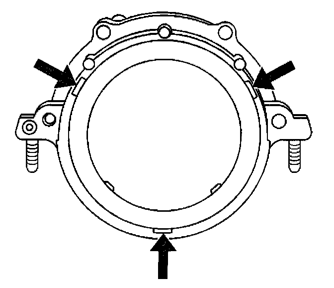 Factory diagram — Rear Crankshaft Main Bearing Seal