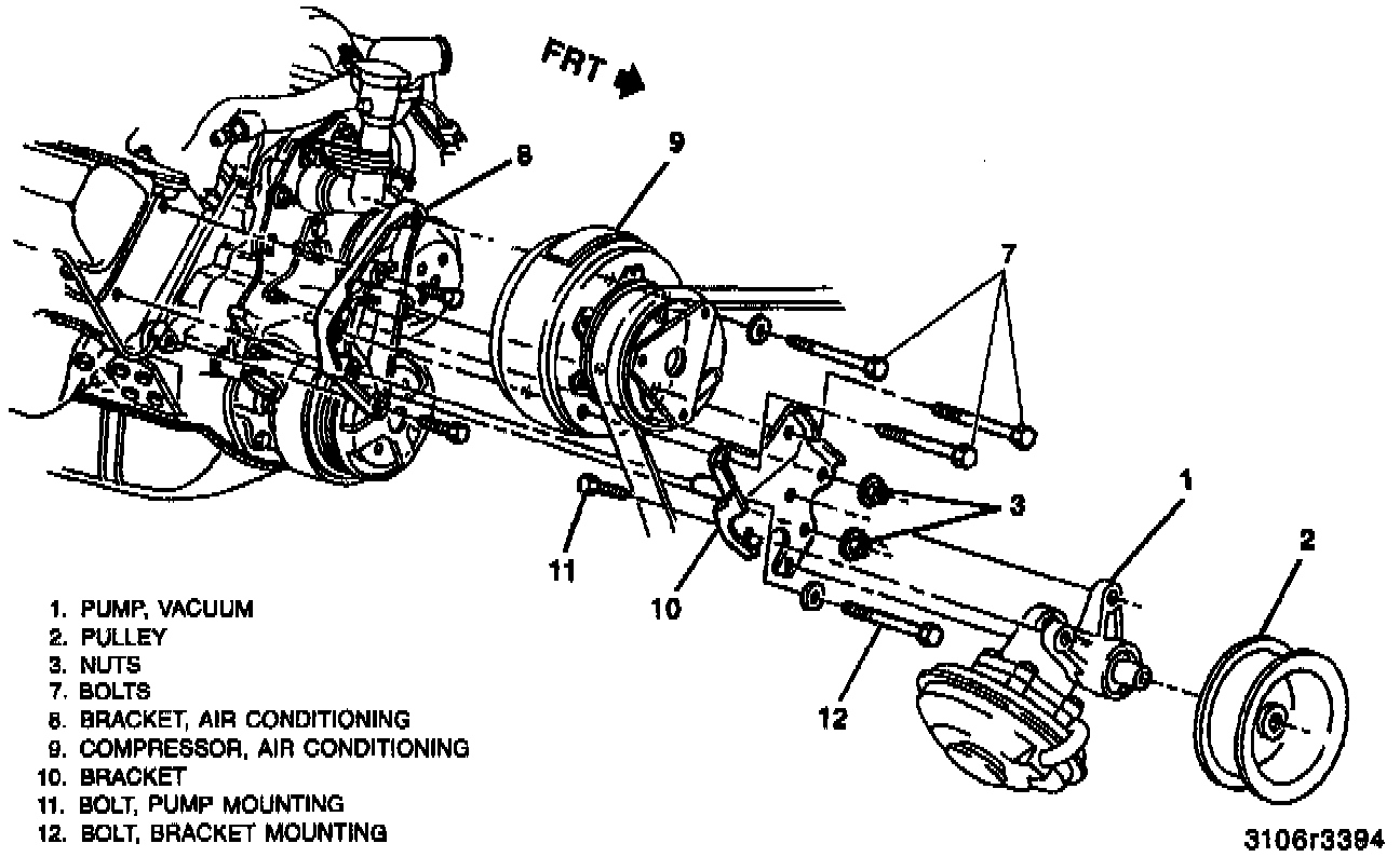 Factory diagram — Vacuum Pump