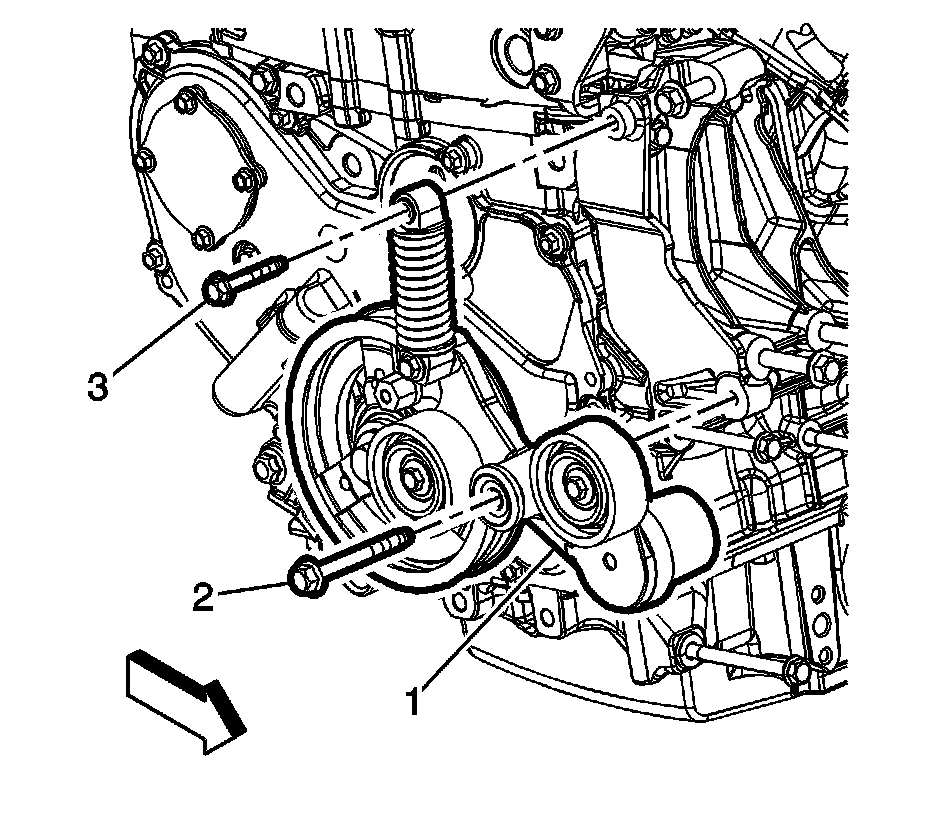 Factory diagram — Drive Belt Tensioner