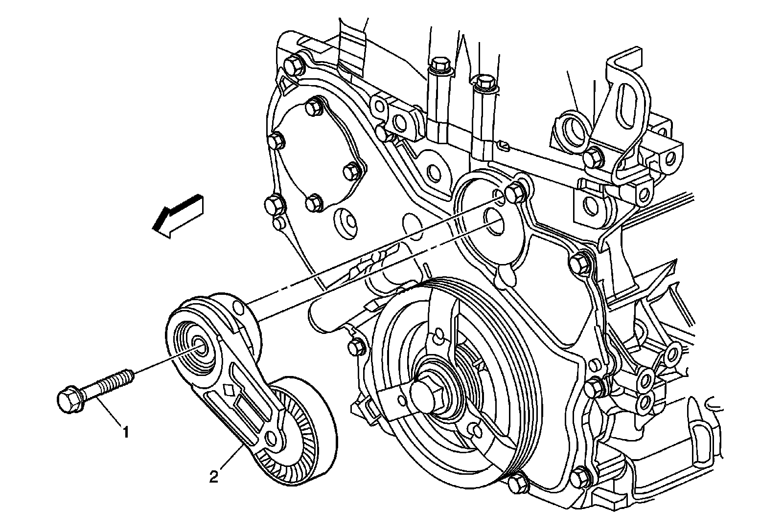 Factory diagram — Drive Belt Tensioner