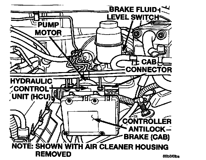 Factory diagram — Electronic Brake Control Module