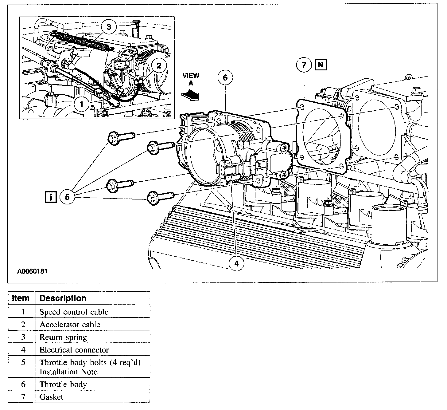 Factory diagram — Throttle Body