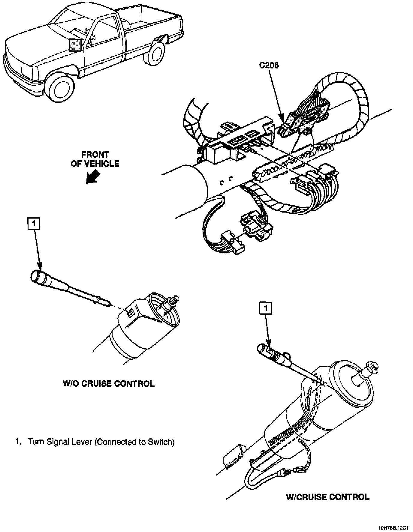 Factory diagram — Turn Signals