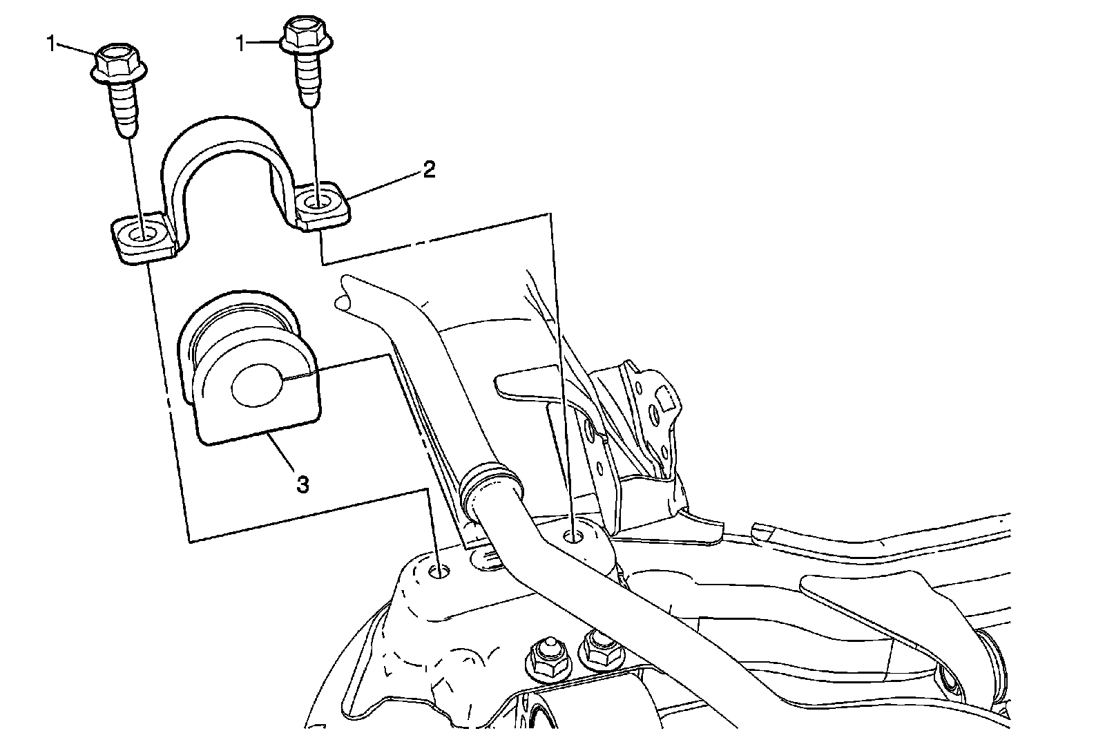 Factory diagram — Stabilizer Bushing