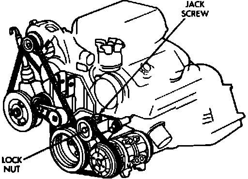 Factory diagram — Drive Belt