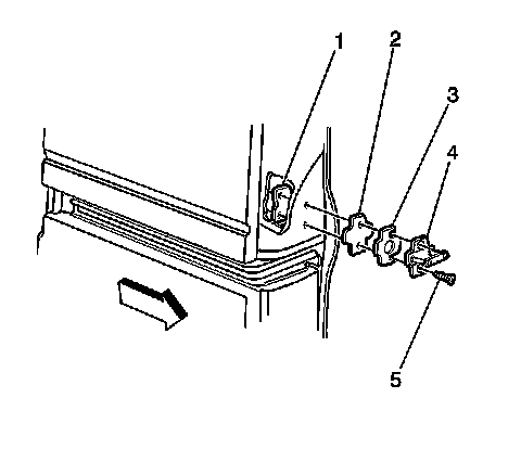 Factory diagram — Sliding Door Striker