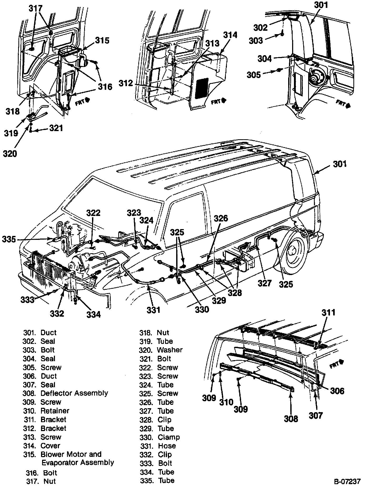 Factory diagram — Hose/Line HVAC