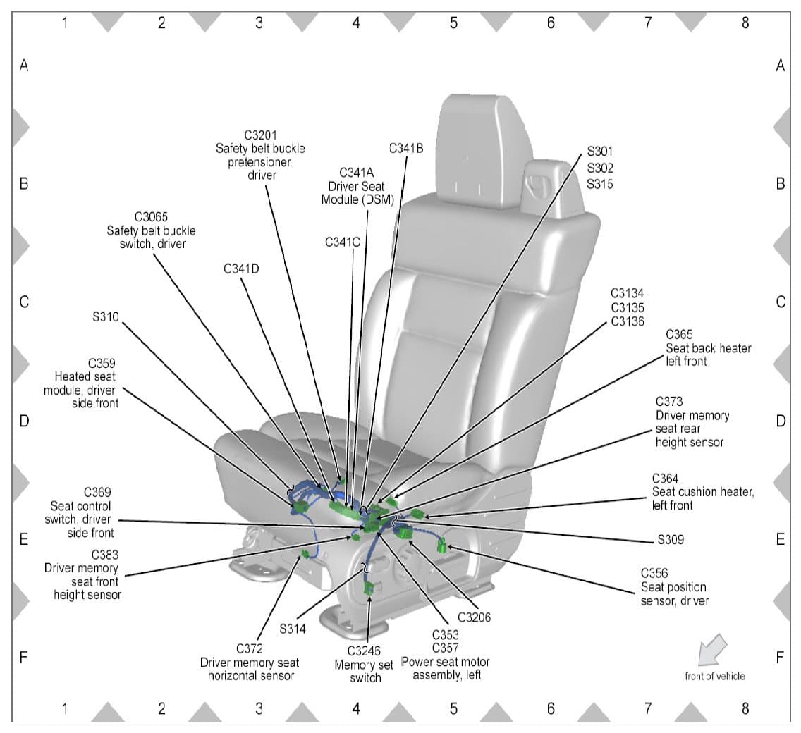 Factory diagram — Seat Temperature Control Module