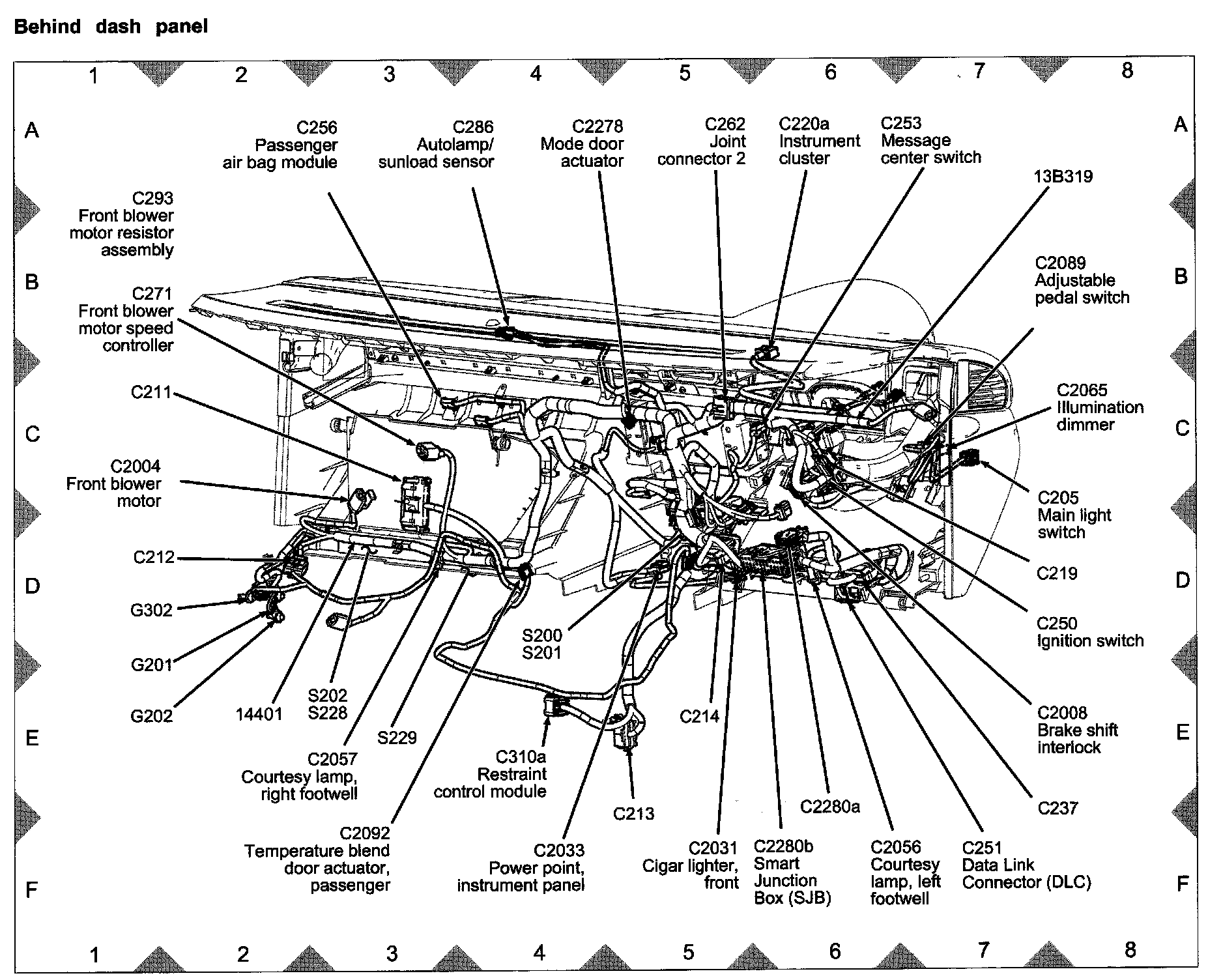 Factory diagram — Blower Motor