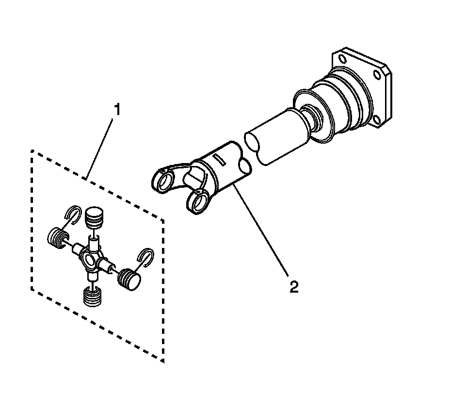 Factory diagram — Drive/Propeller Shaft