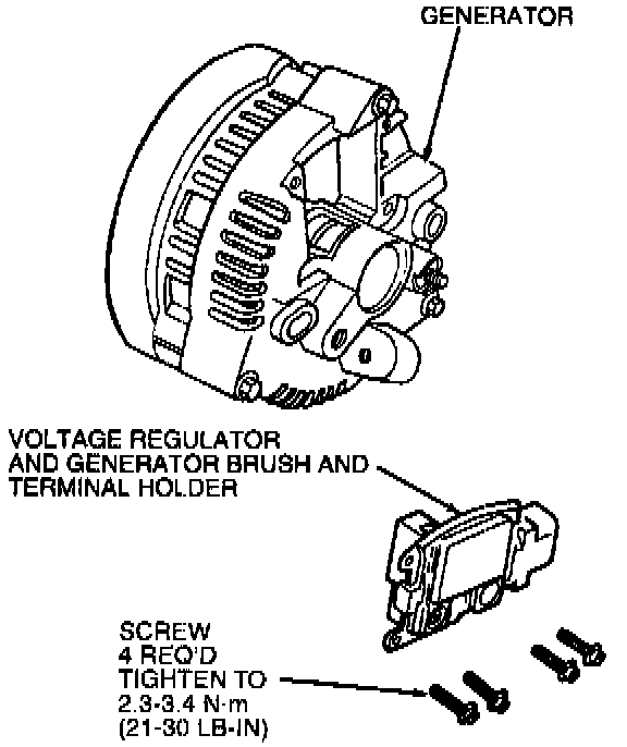 Factory diagram — Alternator