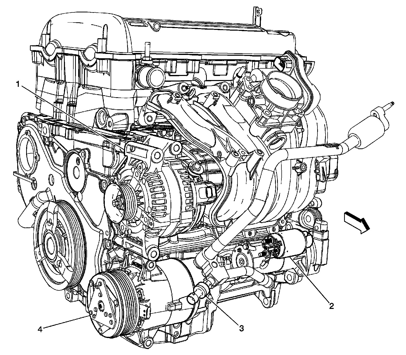 Factory diagram — Refrigerant Pressure Sensor / Switch