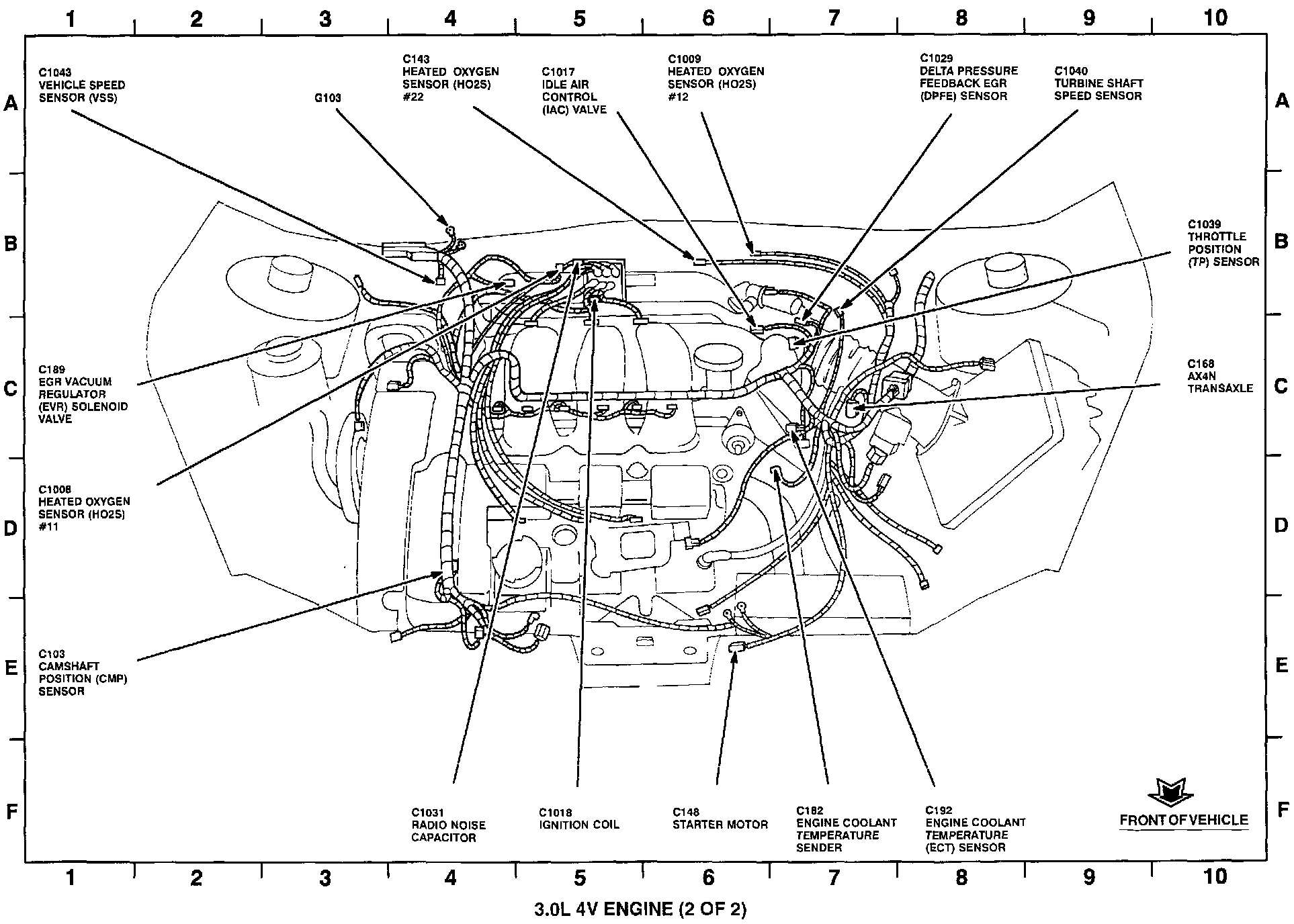 Factory diagram — Vehicle Speed Sensor