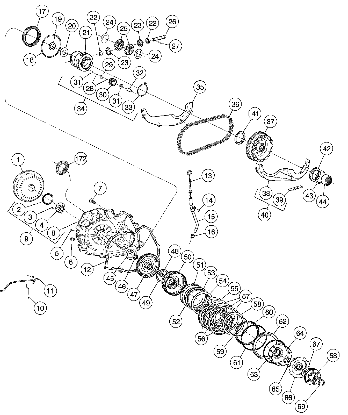Factory diagram — Automatic Transmission/Transaxle