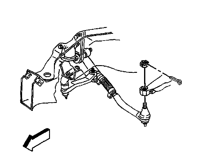 Factory diagram — Front Steering Knuckle