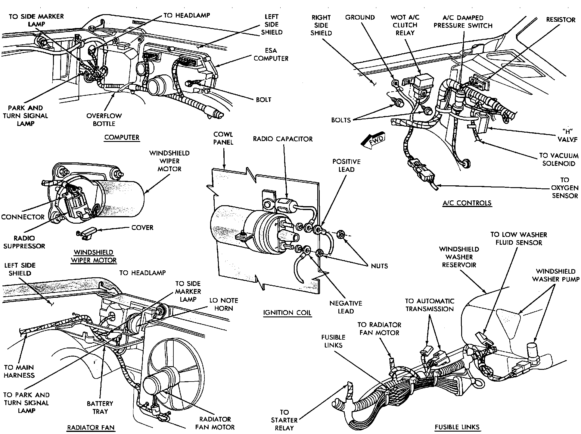 Factory diagram — Oil Pressure Sender