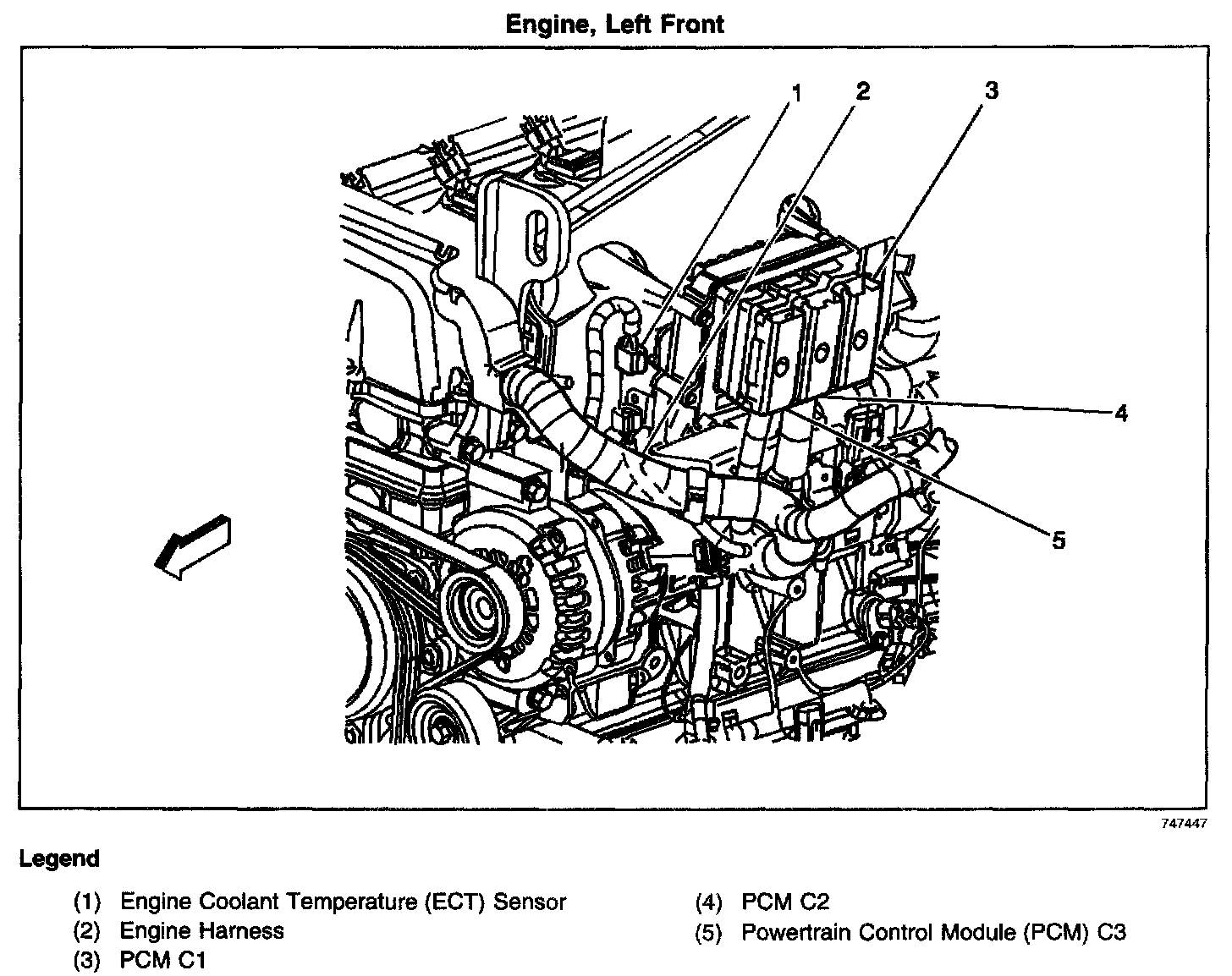 Factory diagram — Engine Control Module