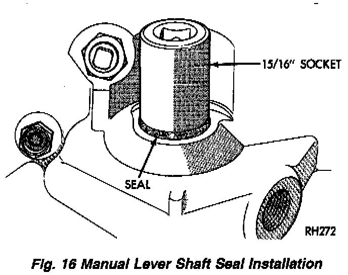 Factory diagram — Valve Body