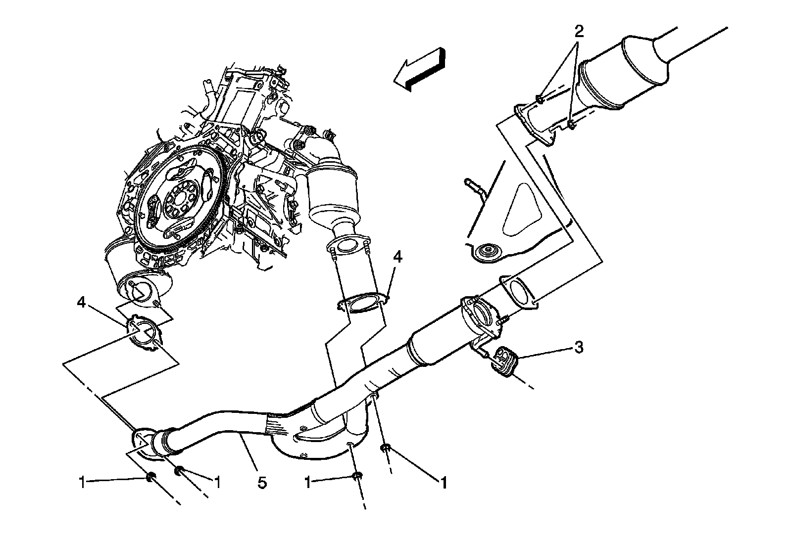 Factory diagram — Exhaust Pipe