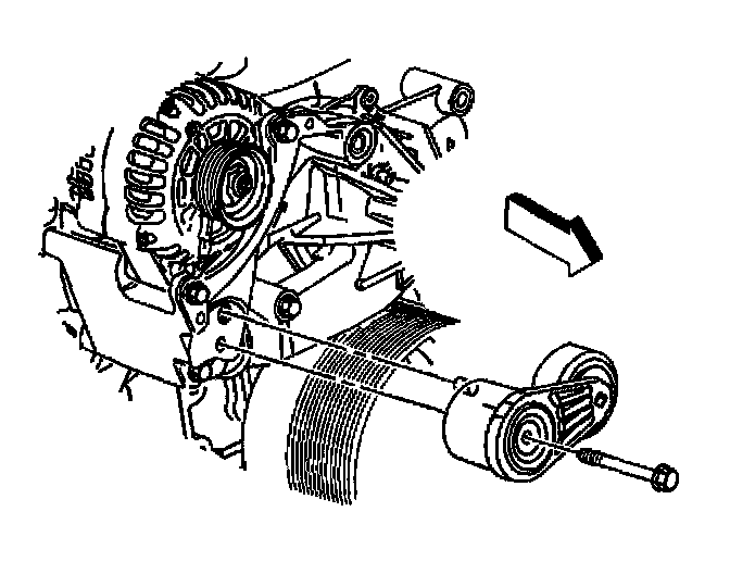 Factory diagram — Drive Belt Tensioner