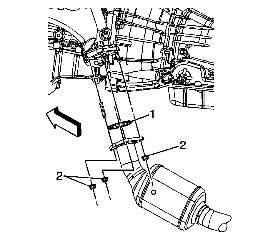Factory diagram — Exhaust Manifold