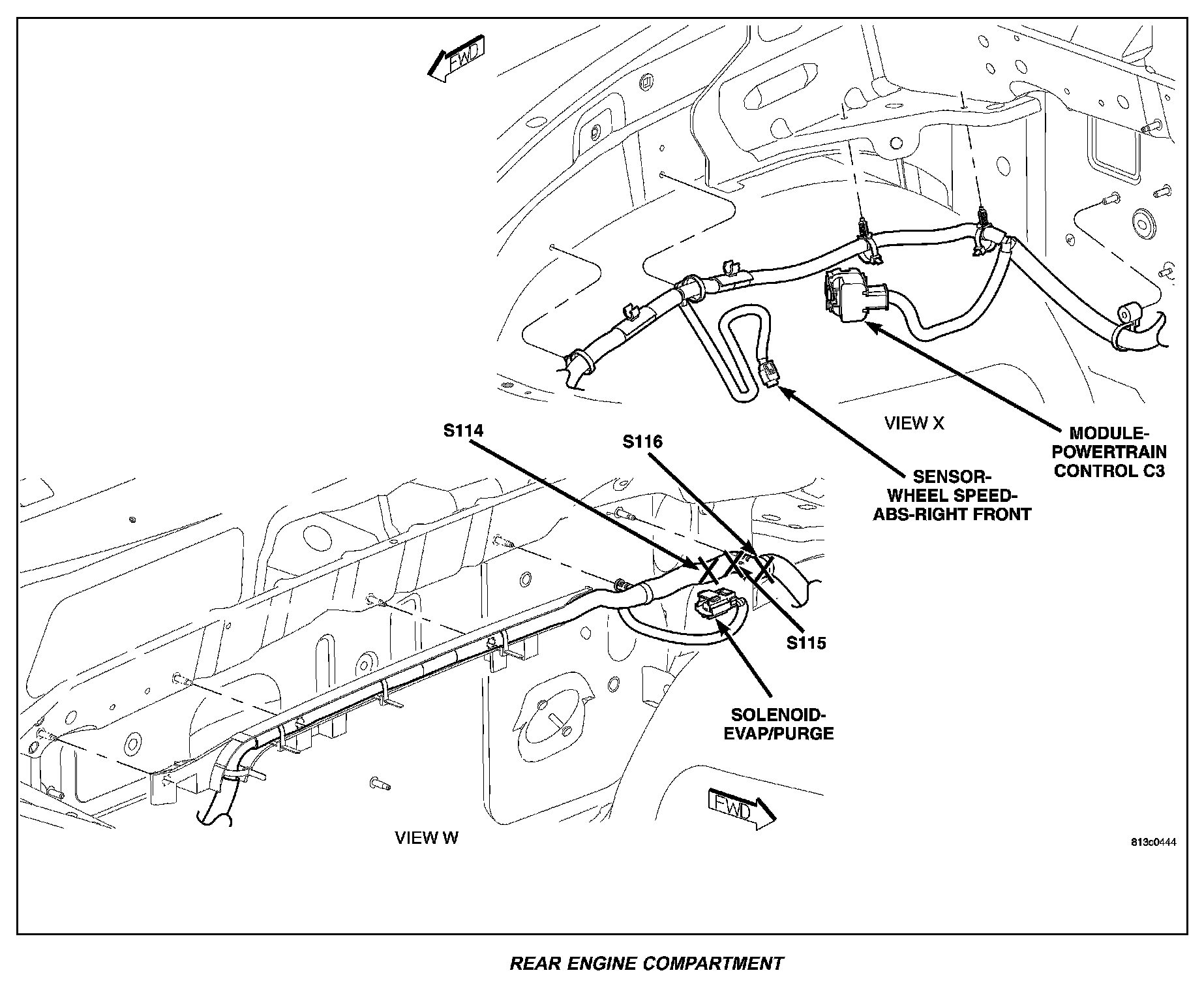 Factory diagram — Engine Control Module