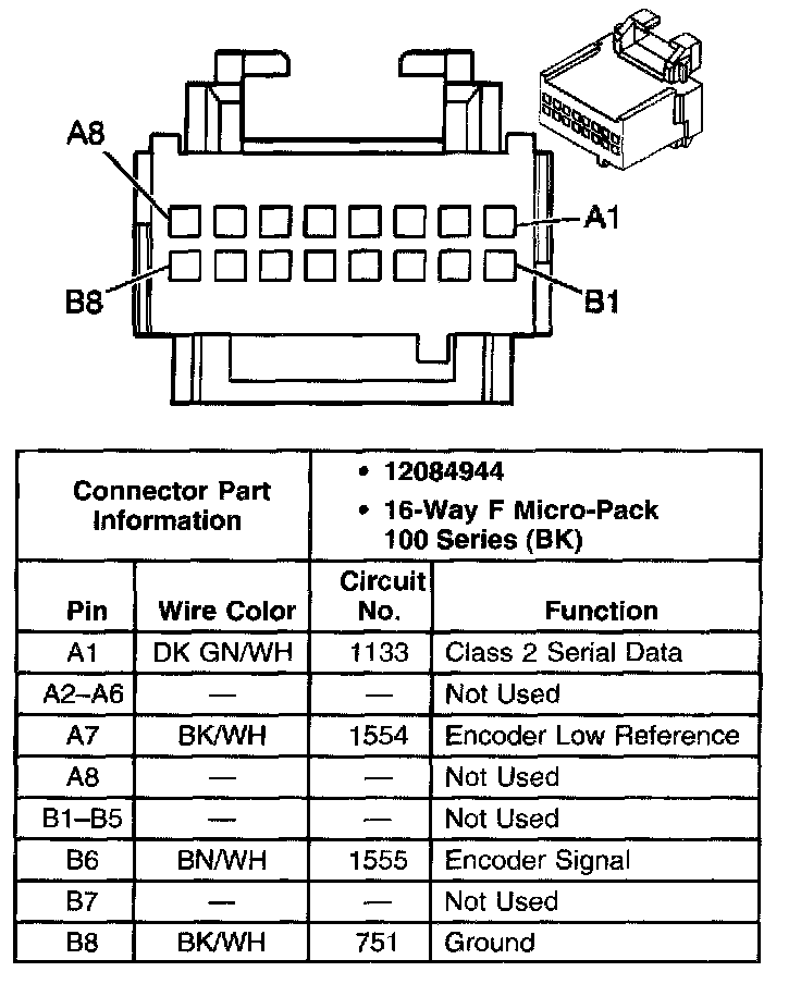 Factory diagram — Transfer Case Shift Control Module