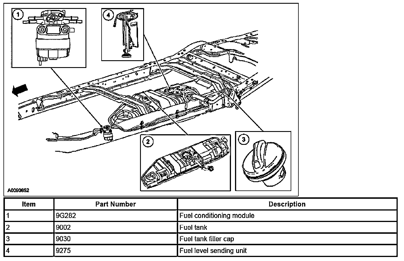 Factory diagram — Fuel Filter