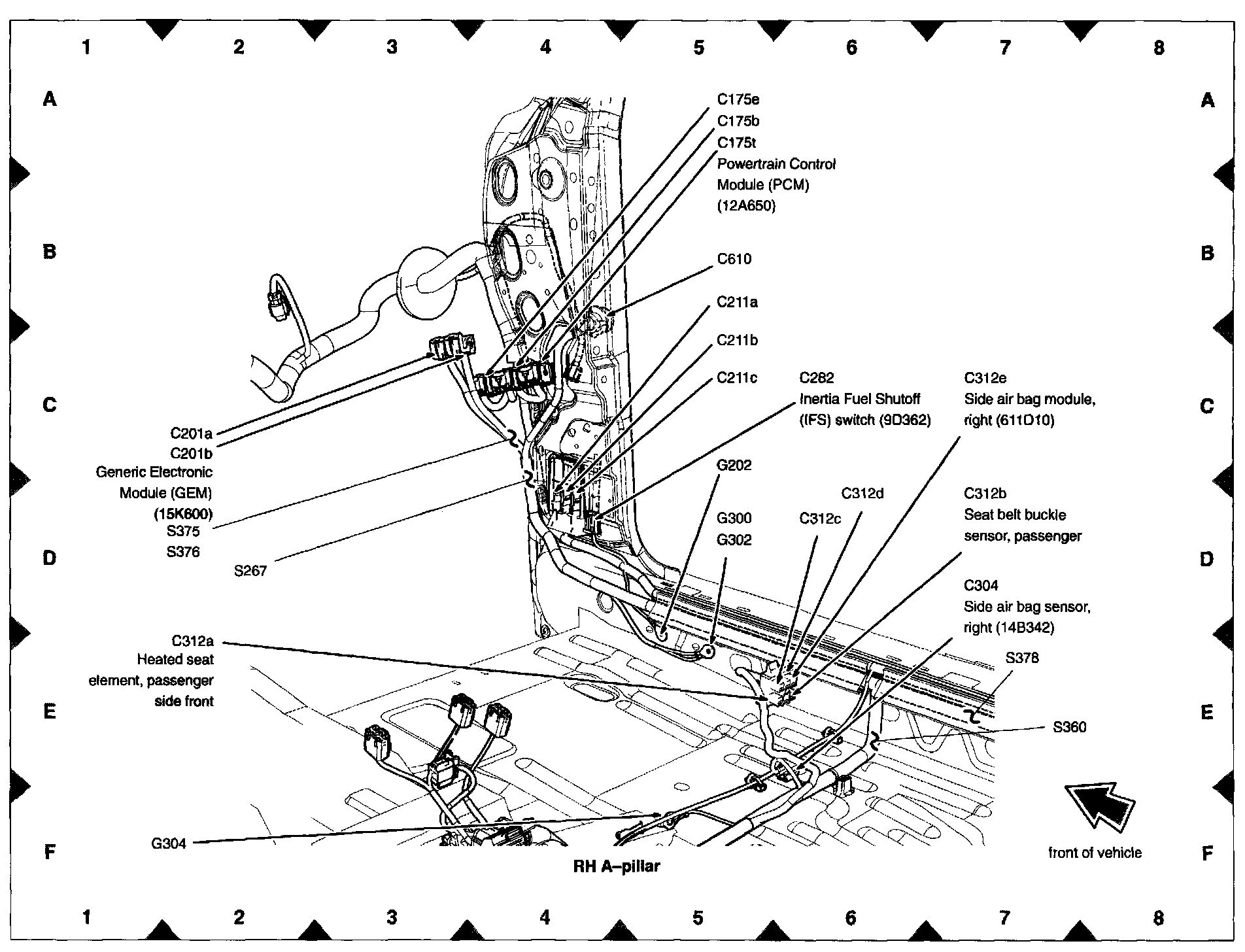Factory diagram — Engine Control Module