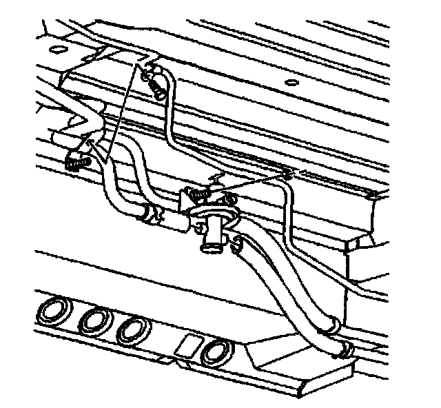 Factory diagram — Heater Control Valve