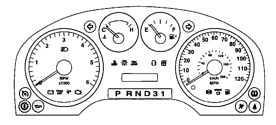 Factory diagram — Instrument Cluster / Carrier