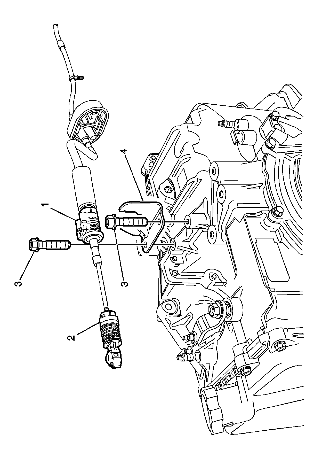 Factory diagram — Shift Cable
