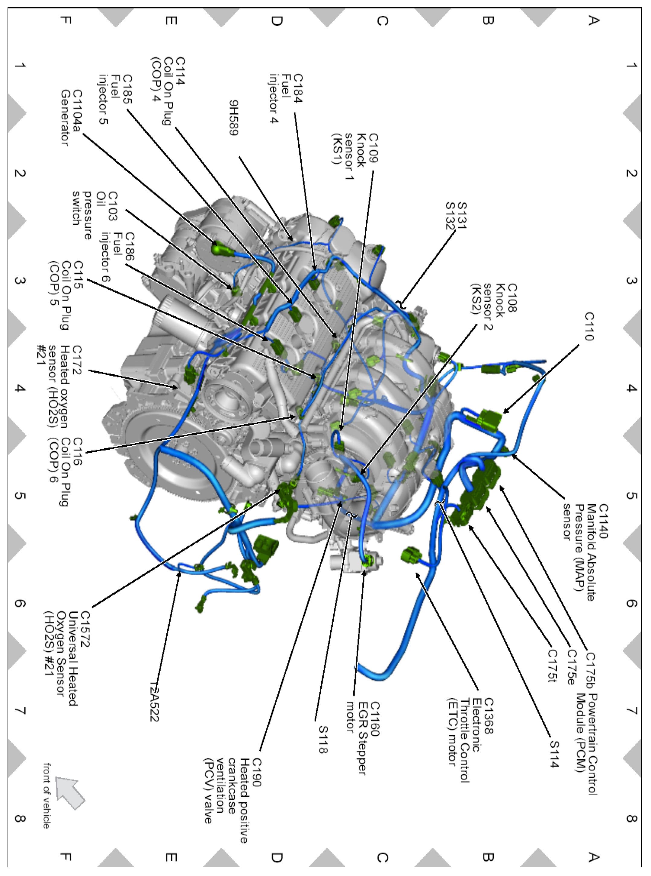 Factory diagram — EGR Valve
