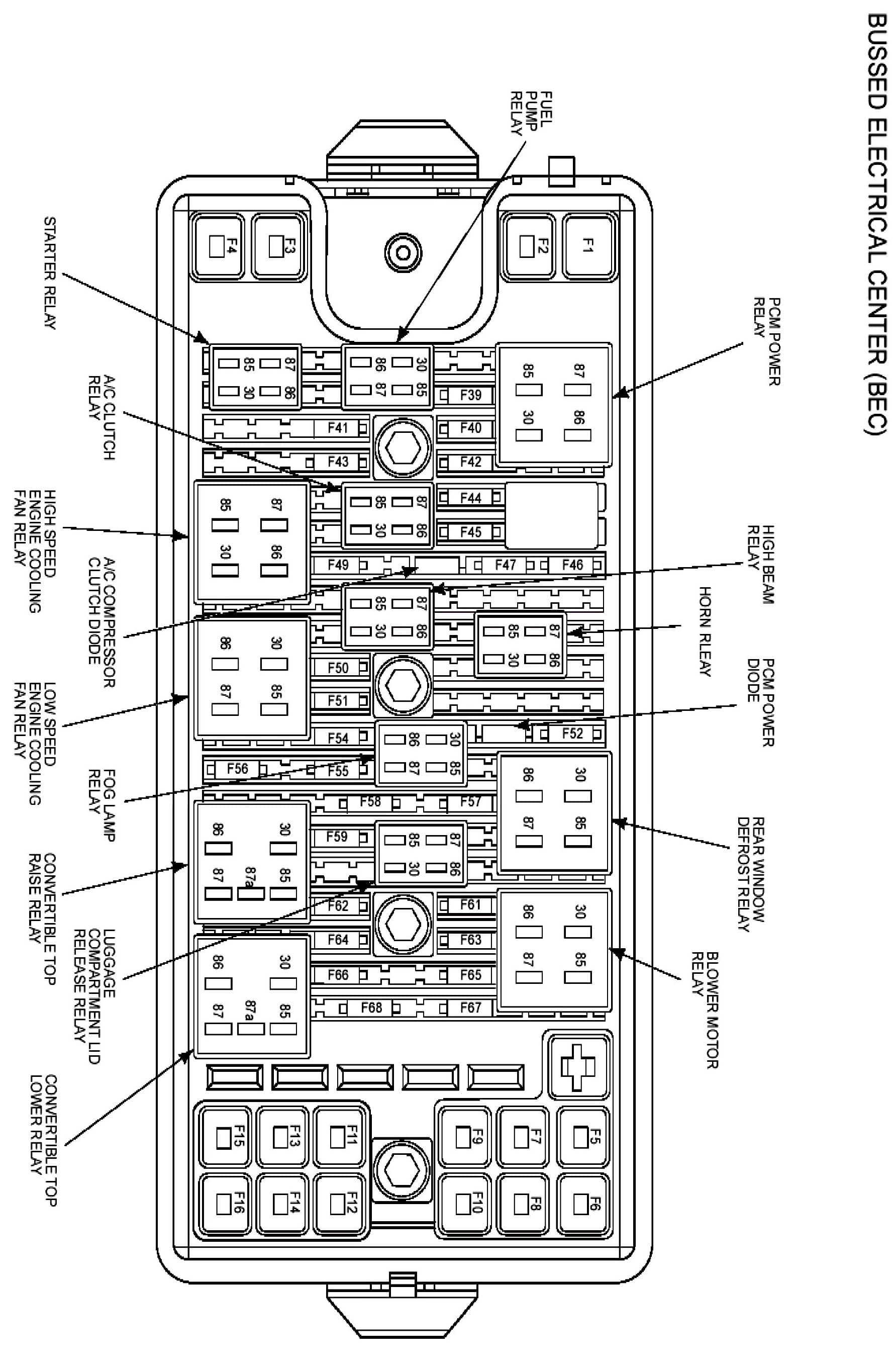 Factory diagram — Horn Relay