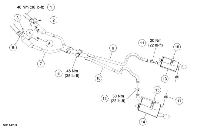Factory diagram — Muffler