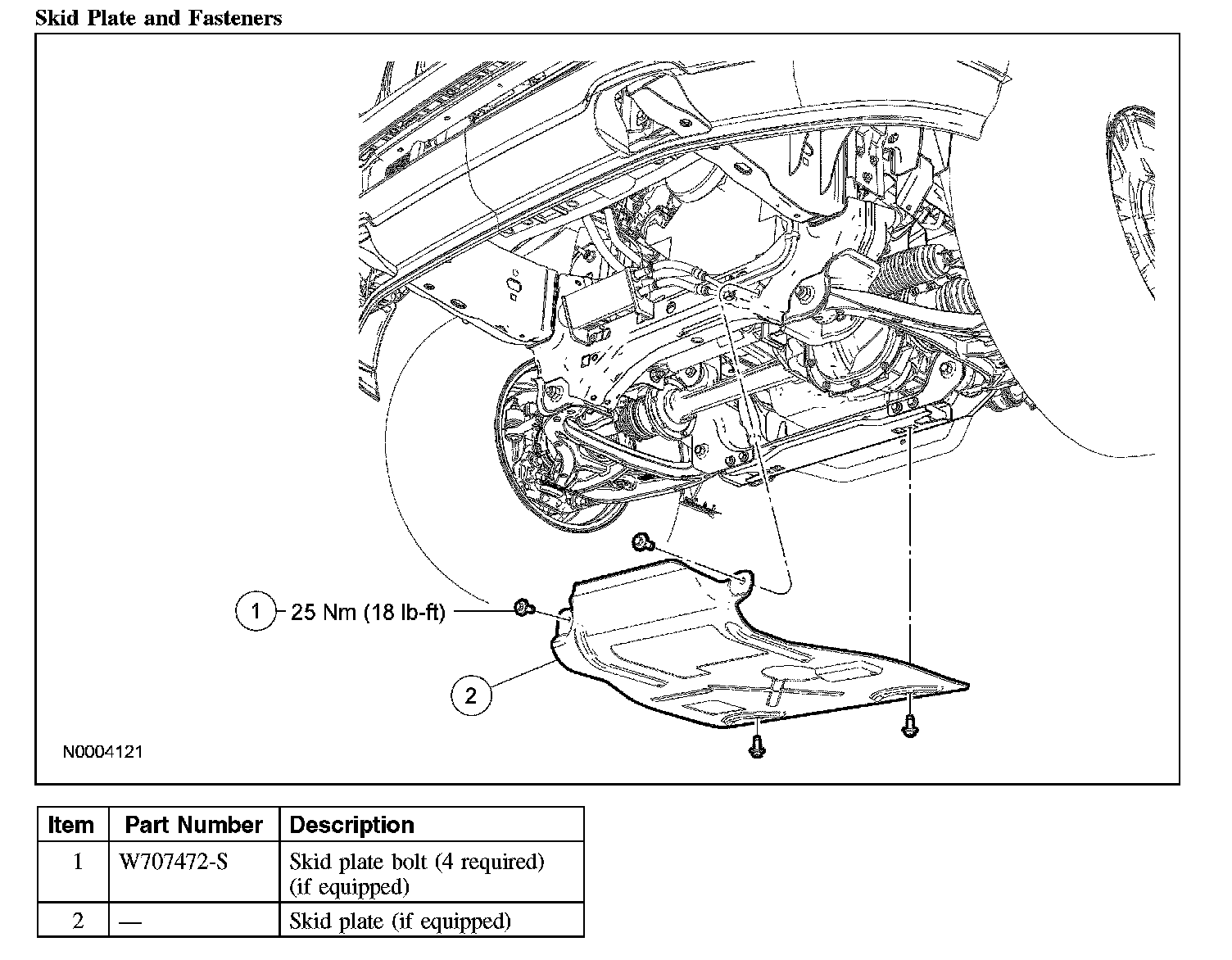 Factory diagram — Oil Pick Up/Strainer