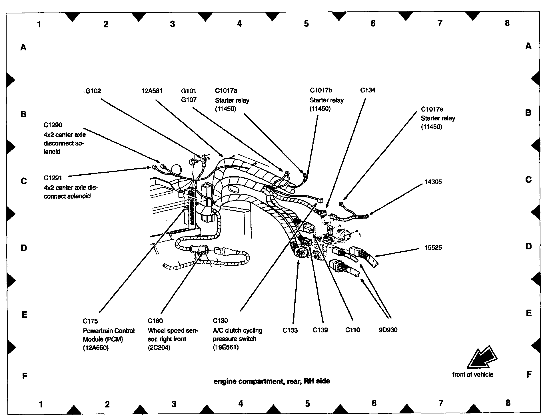 Factory diagram — Engine Control Module