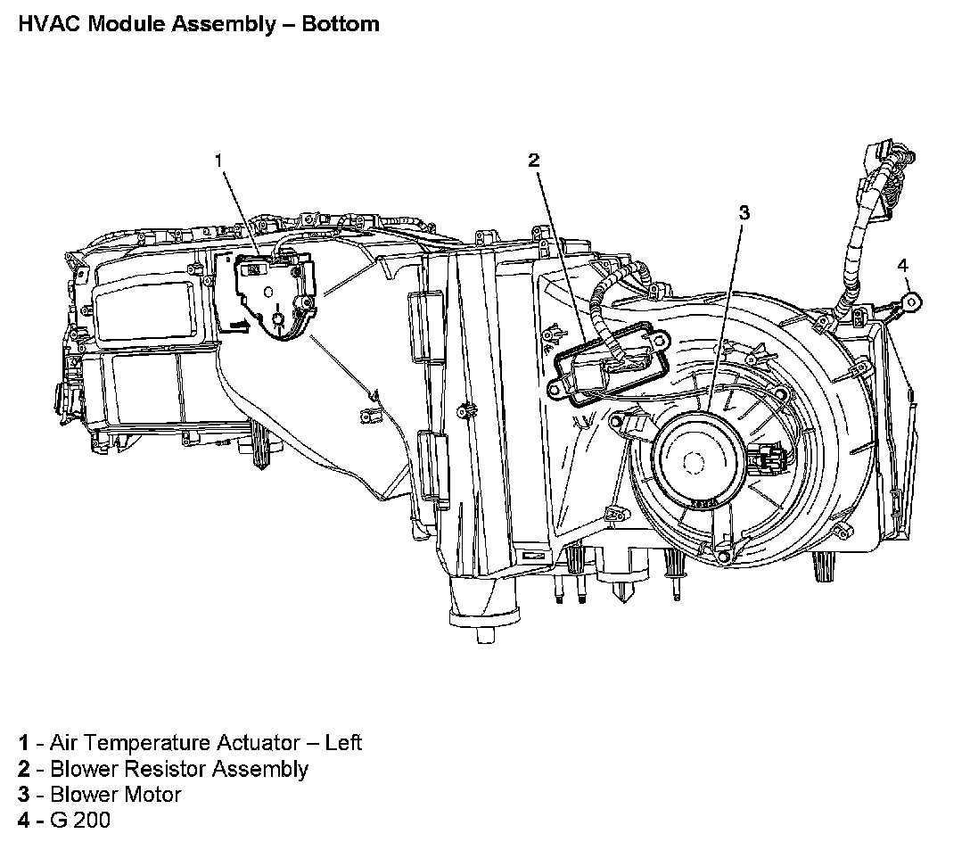 Factory diagram — Blower Motor