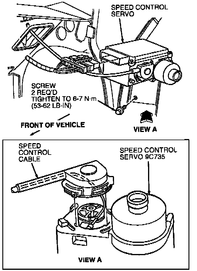 Factory diagram — Cruise Control Servo