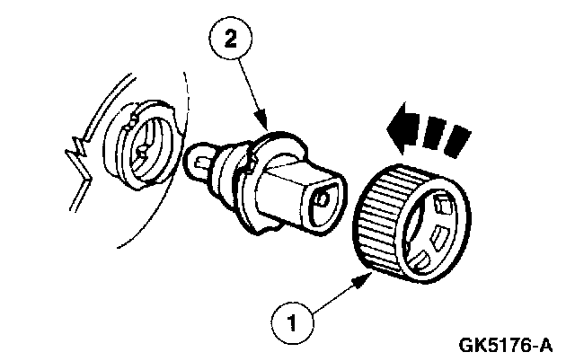 Factory diagram — Headlamp Bulb