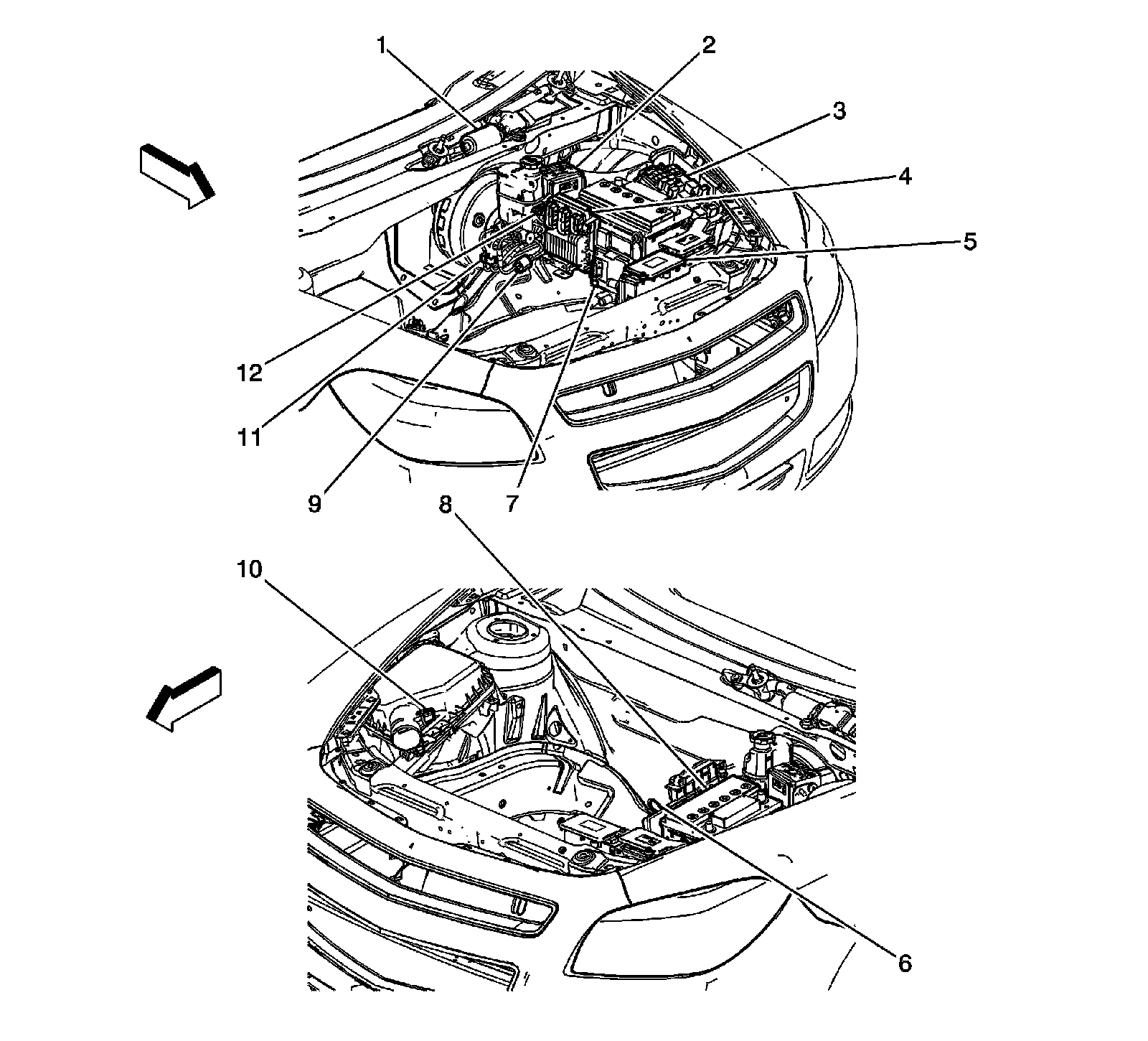 Factory diagram — Electronic Brake Control Module