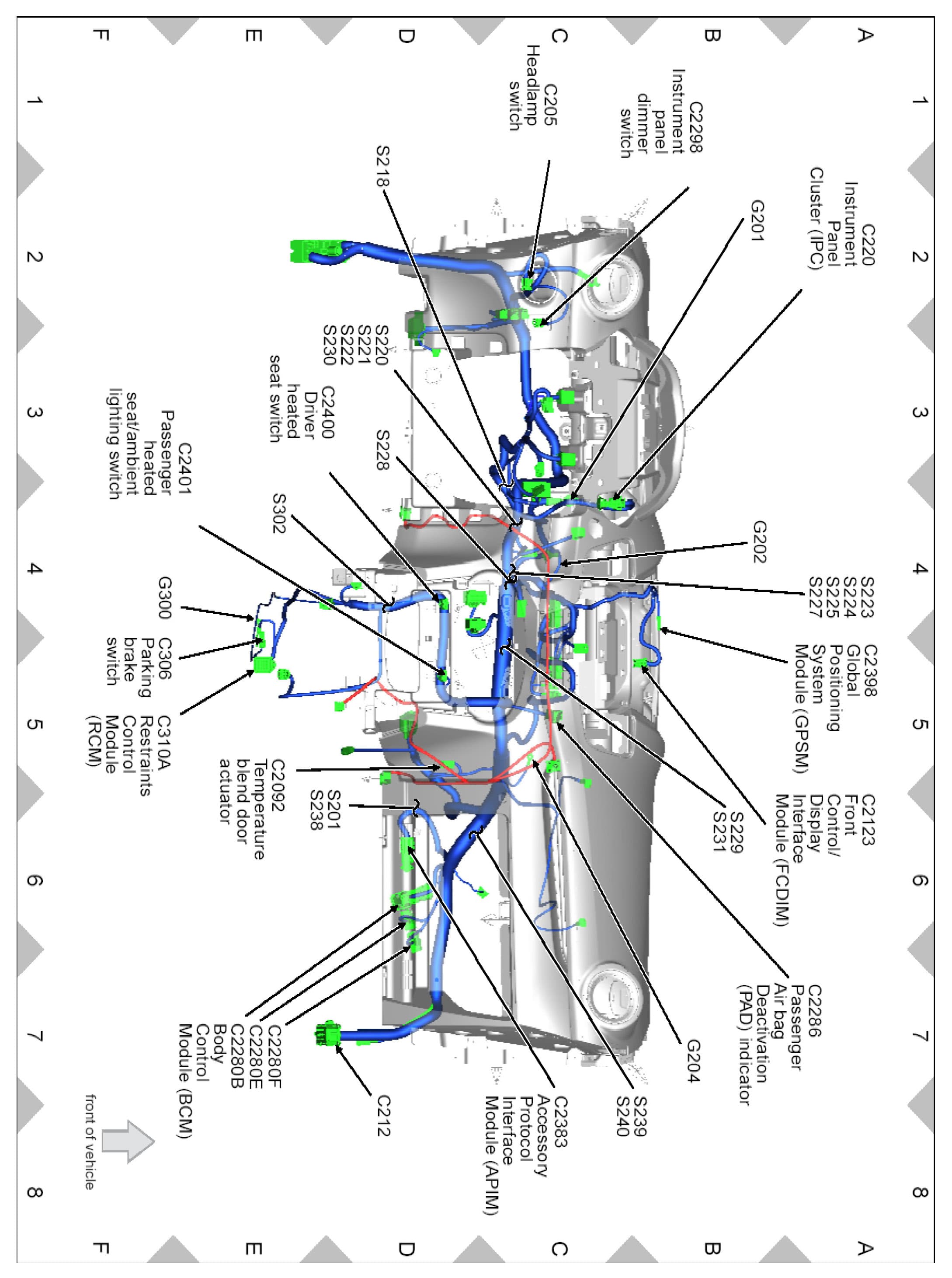 Factory diagram — Headlamp Switch