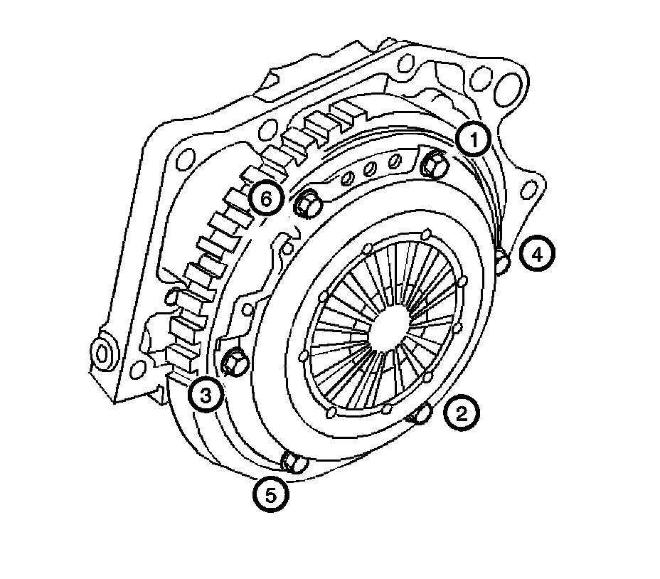 Factory diagram — Clutch, M/T
