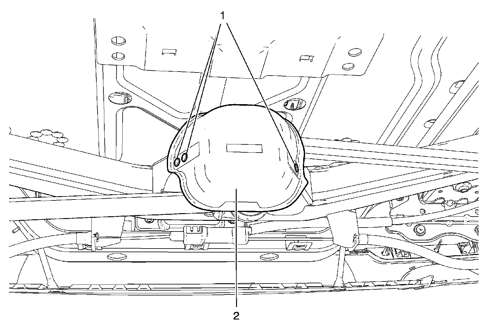 Factory diagram — Rear Suspension